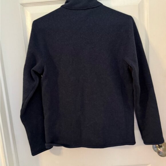 Patagonia Ladies Dark Blue Better Sweater zip up jacket XL two pockets inside - Picture 5 of 7